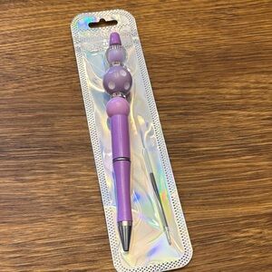 Purple Polka Dot Pen